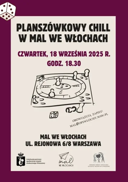 Planszówkowy Chill we Włochach!