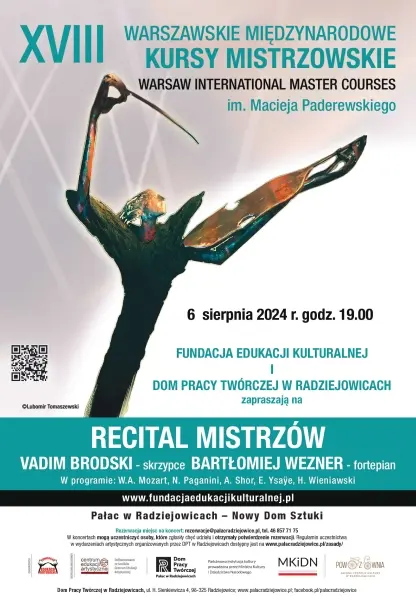 Recital Mistrzów: Vadim Brodski - skrzypce, Bartłomiej Wezner - fortepian