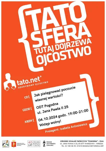 Klub Ojców Tato.net – Jak pielęgnować poczucie własnej wartości?