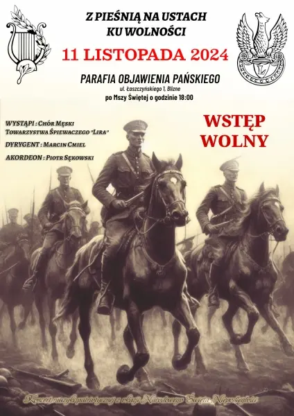 Z pieśnią na ustach ku wolności - Koncert muzyki patriotycznej