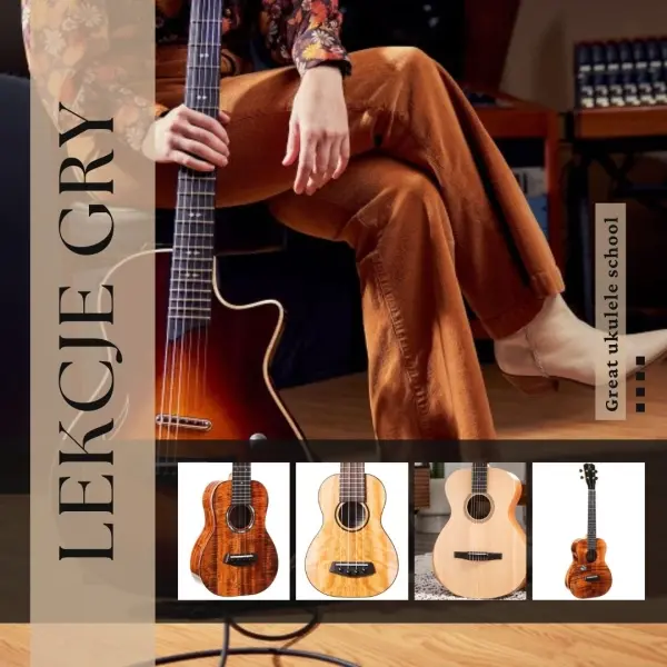 Bezpłatne lekcje gry na ukulele i gitarze dla początkujących