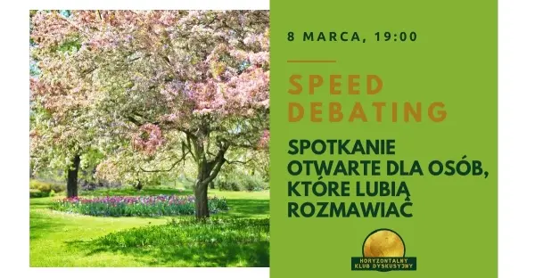 Speed Debating | Otwarte wydarzenie klubu dyskusyjnego