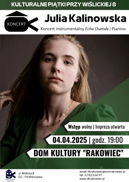 Koncert Julii Kalinowskiej | Kulturalne Piątki
