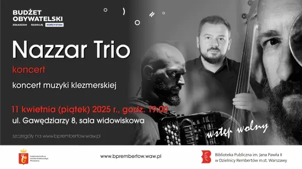 Koncert muzyki klezmerskiej - Nazzar Trio