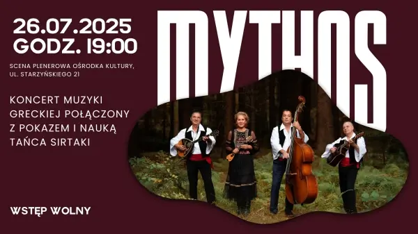 MYTHOS koncert z pokazem i nauką tańca Sirtaki