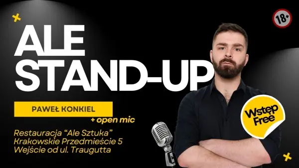 Ale stand-up vol. 1 - PAWEŁ KONKIEL w Ale Sztuka