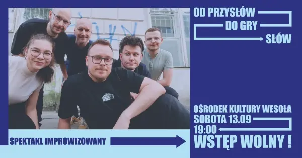 Spektakl impro NOPLANDO: "Od przysłów do gry słów"