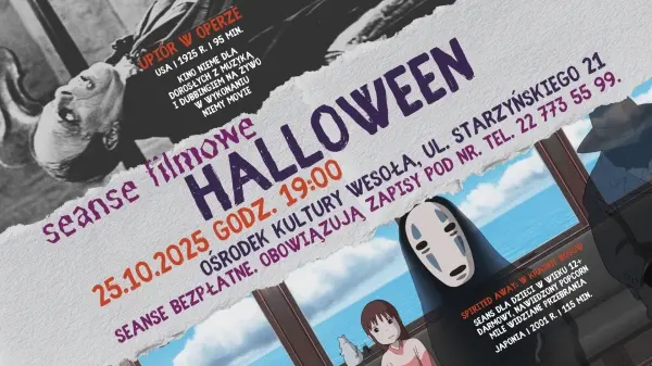 HALLOWEEN na Starzyńskiego  - wieczór filmowy dla dzieci i dorosłych