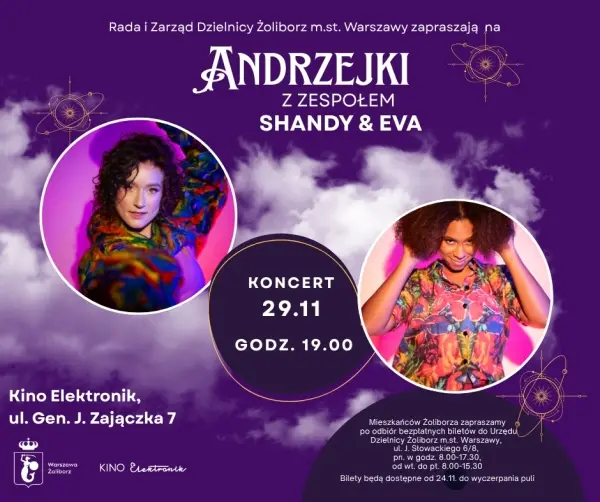 Andrzejki z zespołem Shandy & Eva 