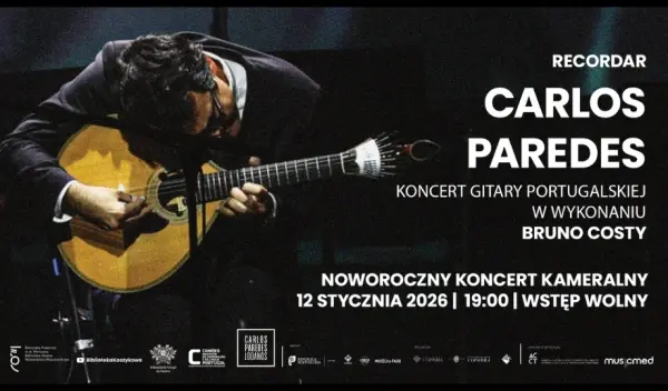 NOWOROCZNY KONCERT KAMERALNY. Portugalska gitara w wykonaniu Bruno Costy