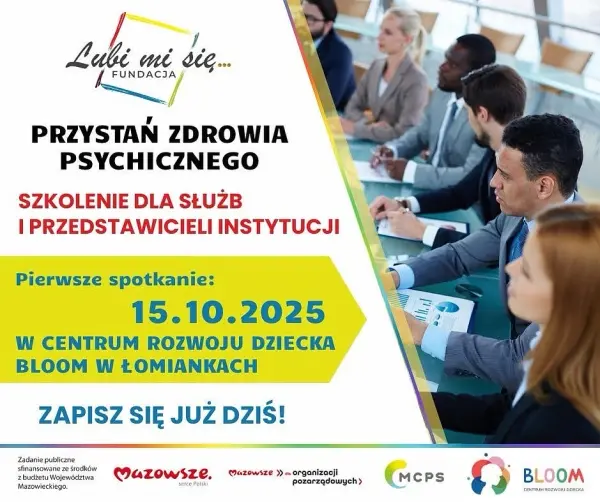 Szkolenie dla przedstawicieli instytucji Przystań Zdrowia Psychicznego 