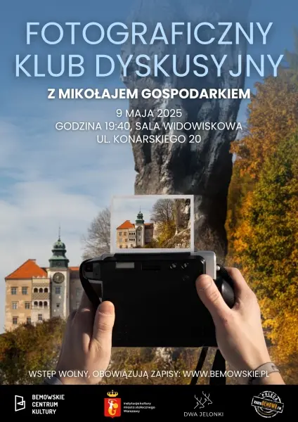 Fotograficzny Klub Dyskusyjny z Mikołajem Gospodarkiem