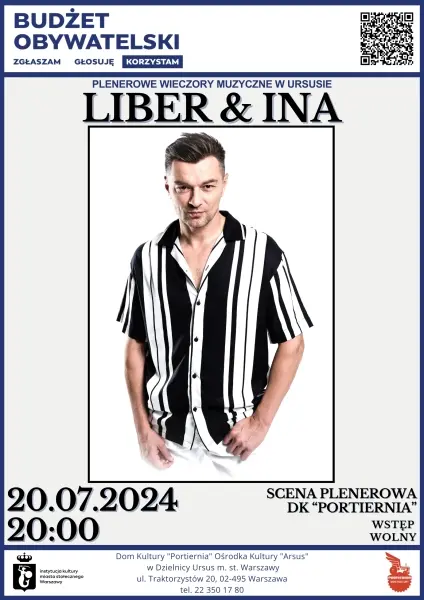 Koncert Liber & Ina. Plenerowe wieczory muzyczne w Ursusie