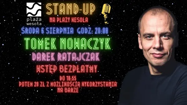 Stand-Up na Plaży Wesoła! Tomek Nowaczyk X Darek Ratajczak