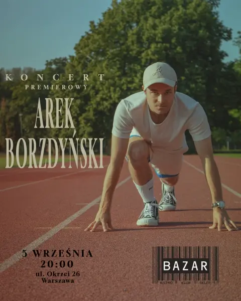 Arek Borzdyński - koncert w Bazarze