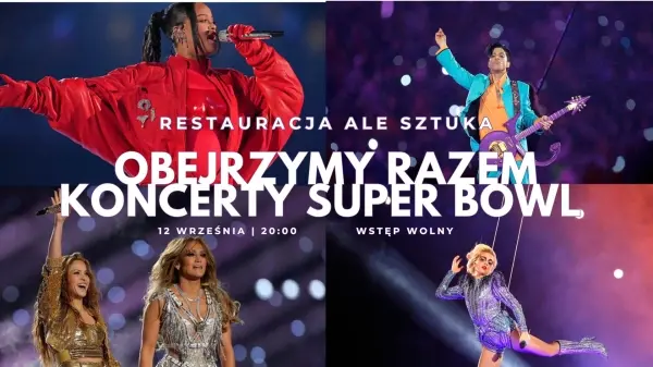 Wspólne oglądanie najlepszych koncertów Super Bow