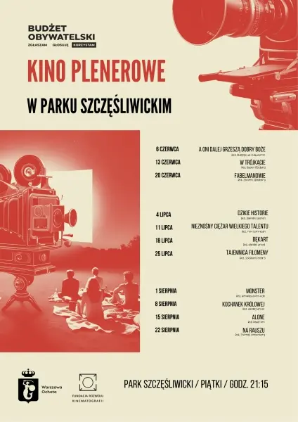 Kino plenerowe w Parku Szczęśliwickim 