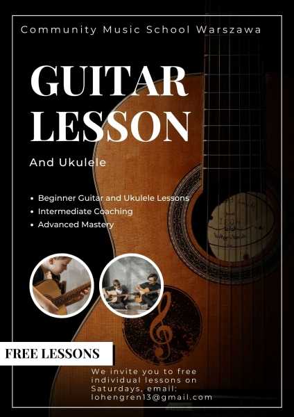 Darmowe lekcje gry na gitarze i ukulele