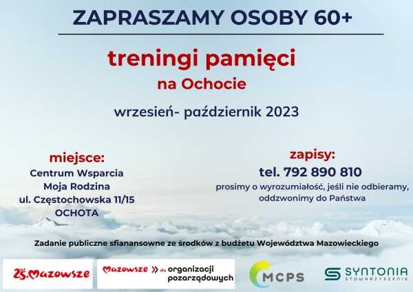 Treningi pamięci dla osób 60+