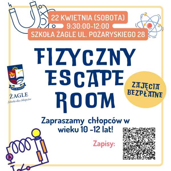 FIZYCZNY Escape Room dla dzieci w wieku 9-12 lat