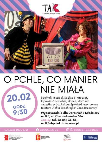 O pchle, co manier nie miała | Spektakl dla dzieci