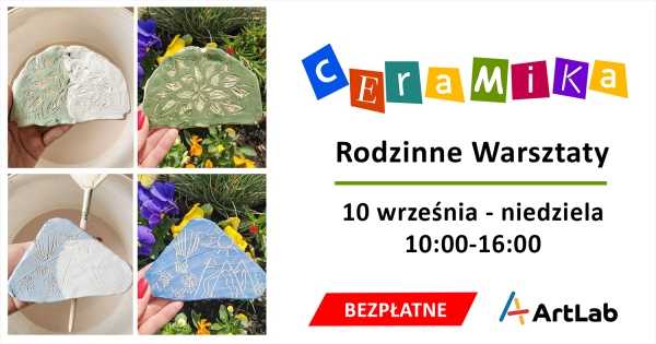 Włoskie sgraffito - bezpłatne warsztaty cermiczne / 10 września 