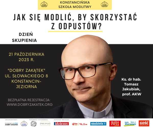 Dzień skupienia z ks. Tomaszem Jakubiakiem