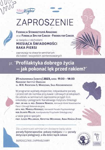 Profilaktyka dobrego życia — jak pokonać lęk przed rakiem?