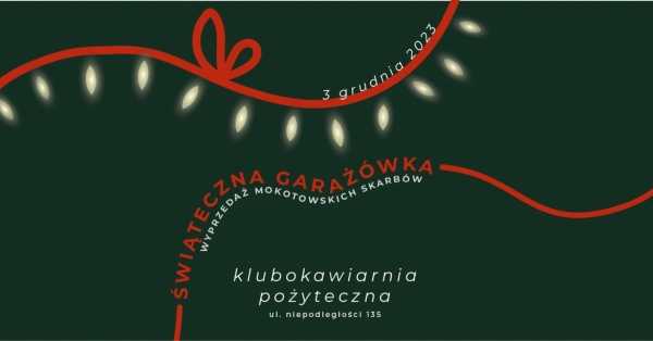 Mokotowska wyprzedaż garażowa 
