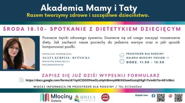 AKADEMIA MAMY I TATY - Spotkanie z dietetykiem dziecięcym 
