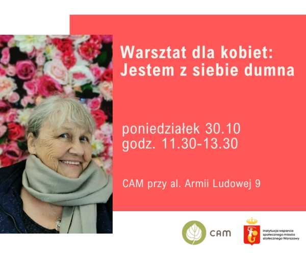 CAM Armii Ludowej 9 zaprasza: Warsztat dla kobiet - Jak przestać umniejszać swoje umiejętności i zacząć doceniać swoje osiągnięcia