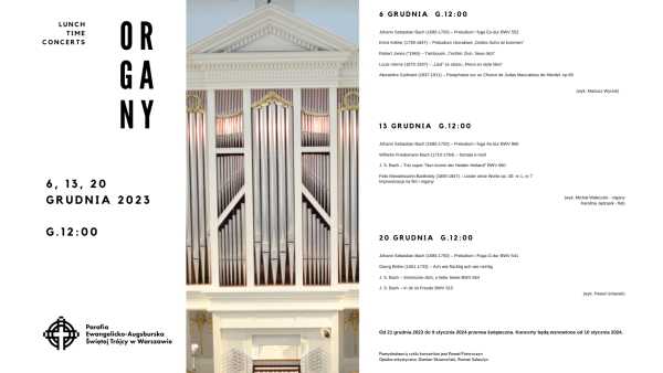 Lunch Time Concerts |Michał Wałeczek - organy i Karolina Jędrasik - flet