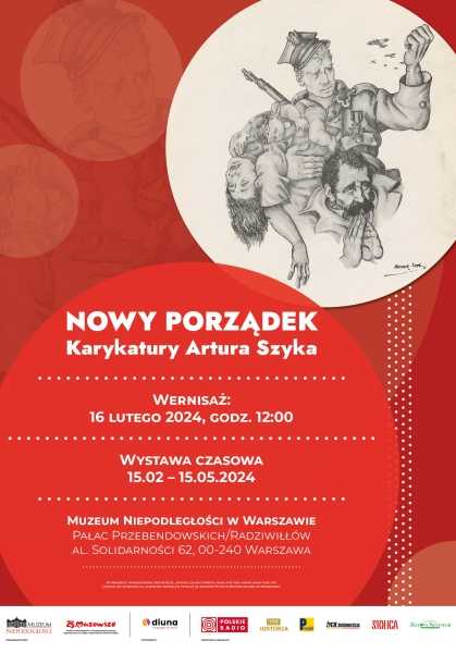 Wernisaż wystawy: "NOWY PORZĄDEK. Karykatury Artura Szyka"