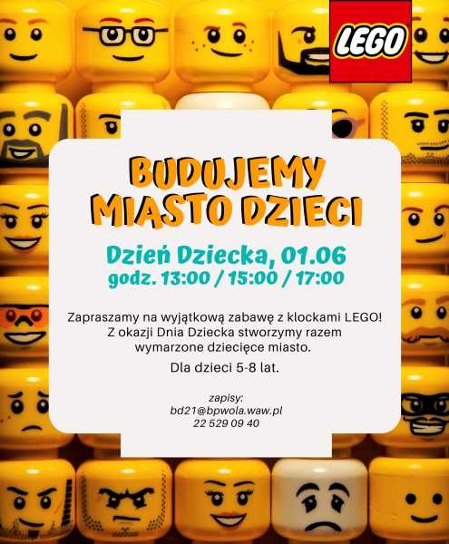 Warsztaty LEGO: budujemy miasto dzieci w Komiksowie