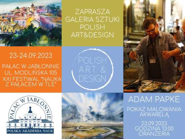 Pokaz akwareli Adama Papke z galerią Polish Art and Design