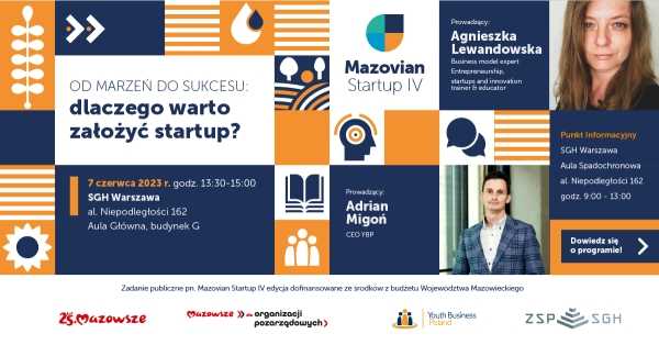 Startup Camp z ZSP SGH Warszawa | "Od marzeń do sukcesu: dlaczego warto założyć startup?"