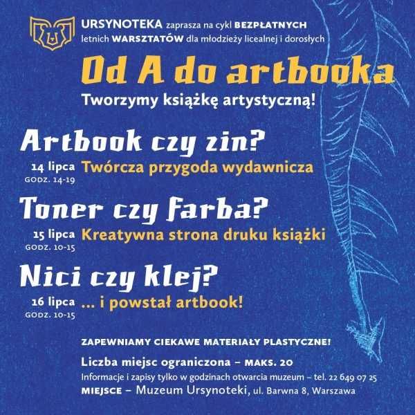 Od A do artbooka – tworzymy książkę artystyczną!