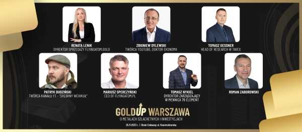 GoldUp Warszawa - spotkanie miłośników metali szlachetnych i inwestowania