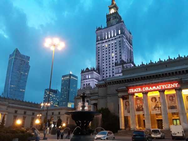 Spacer po okolicach Pałacu Kultury i Nauki
