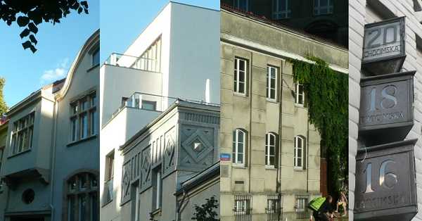 Chocimska i Słoneczna - spacer z dawną mieszkanką. Modernizm oraz wcześniejsze style