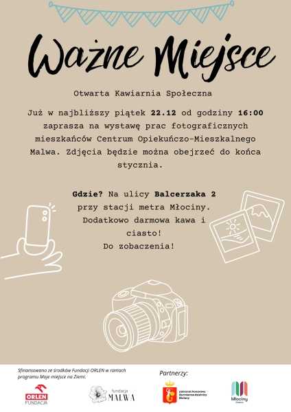 Otwarta Kawiarnia Społeczna „Ważne Miejsce” 