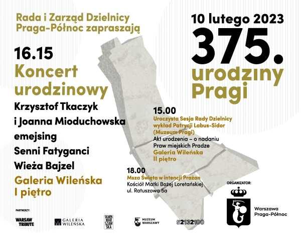 375. urodziny Pragi - koncert urodzinowy