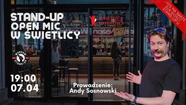 Stand-up Open Mic - Warsaw Stand-up x Andy Sosnowki