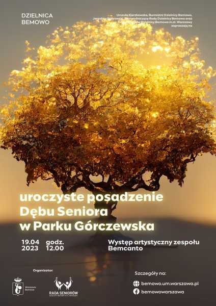 Uroczyste sadzenie "Dębu Seniora" w Parku Górczewska