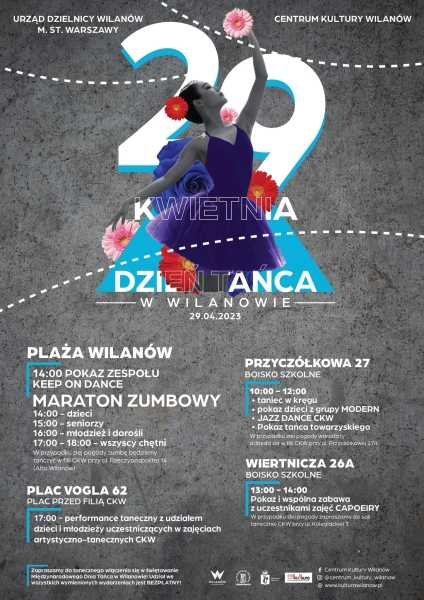 Międzynarodowy Dzień Tańca w Wilanowie