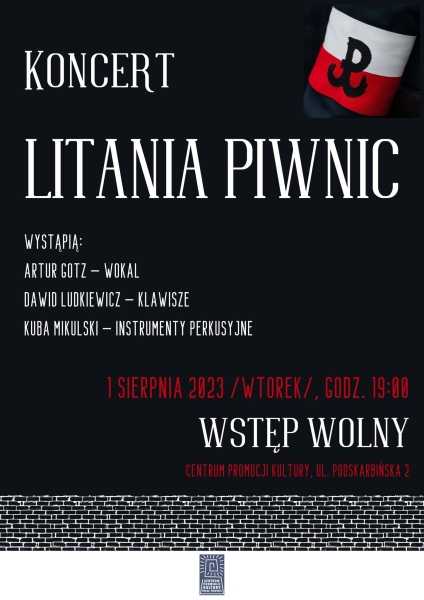 Koncert "LITANIA PIWNIC" | Artur Gotz z Zespołem