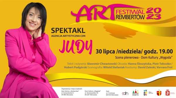 Spektakl dla dorosłych "Judy" Agencja Artystyczna CDN 🟧 ART Festiwal Rembertów 2023