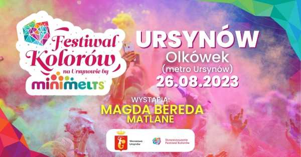 Festiwal Kolorów na Ursynowie by Mini Melts 2023!
