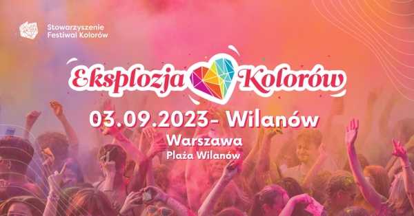 Eksplozja Kolorów na warszawskim Wilanowie 2023