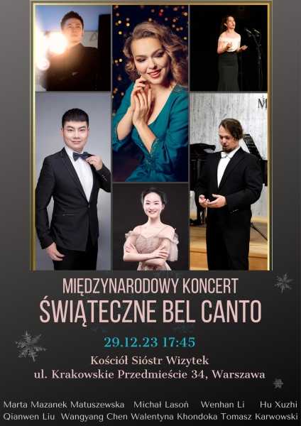 Międzynarodowy Koncert - Świąteczne Bel Canto